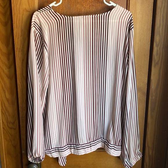 Loft XL Striped Blouse - Picture 3 of 4